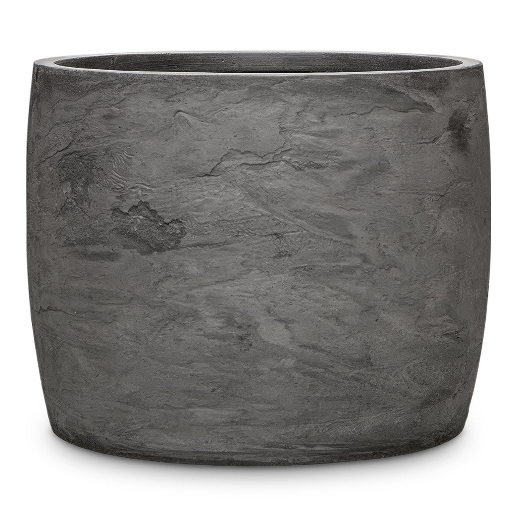 Algar Barrel Planter Grey 50x40cm