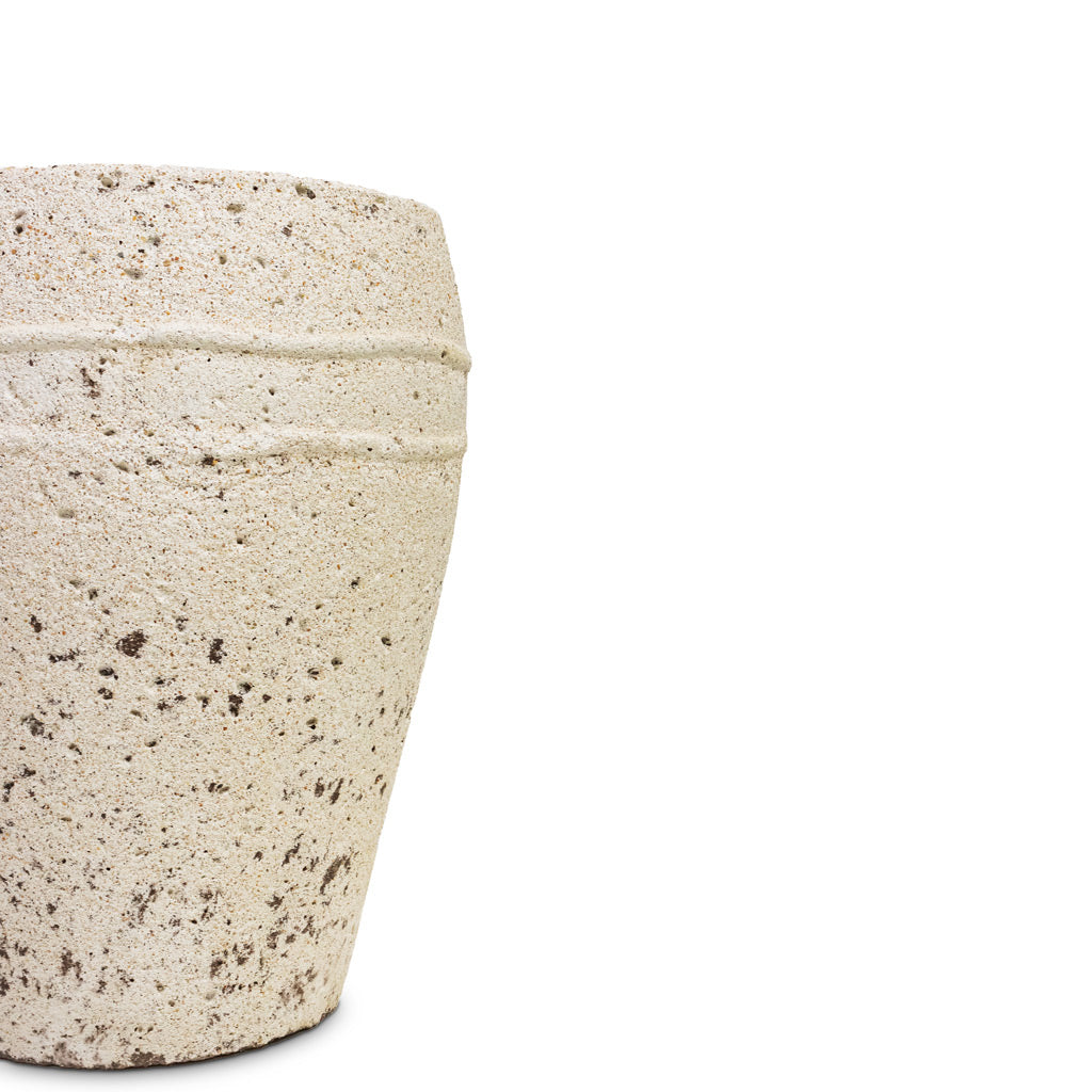 Ares Mediterranean Planter - Chalk White Edge