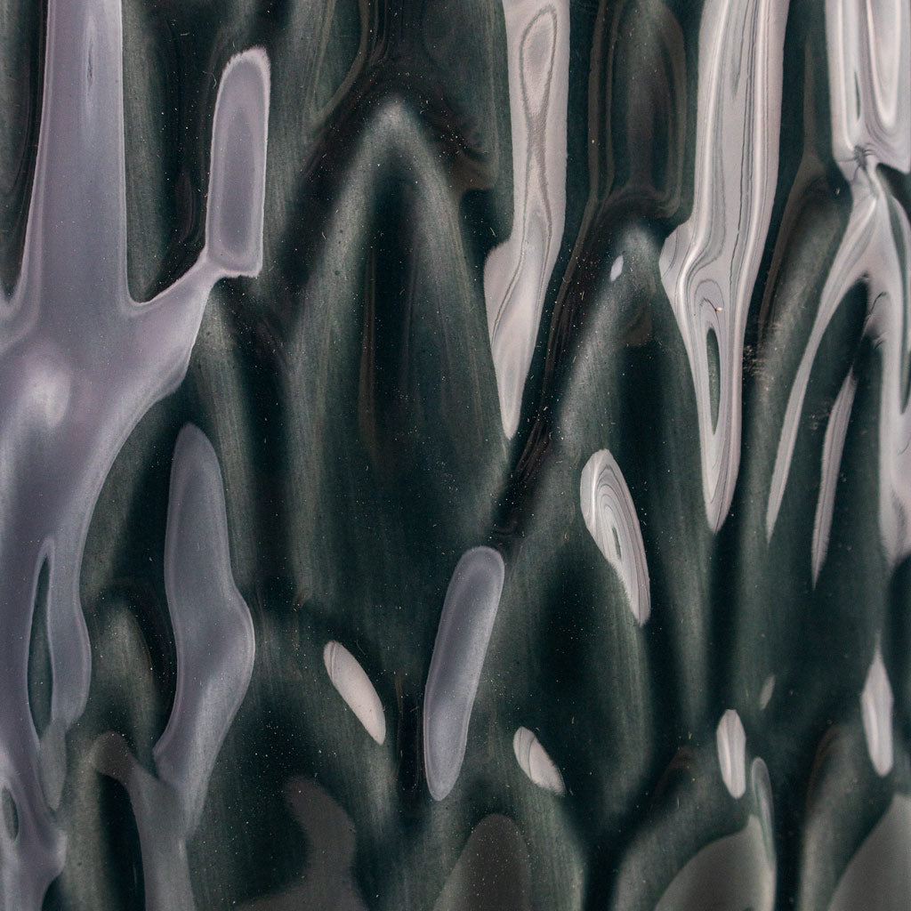 Arles Leaf Pot Teal Close Up