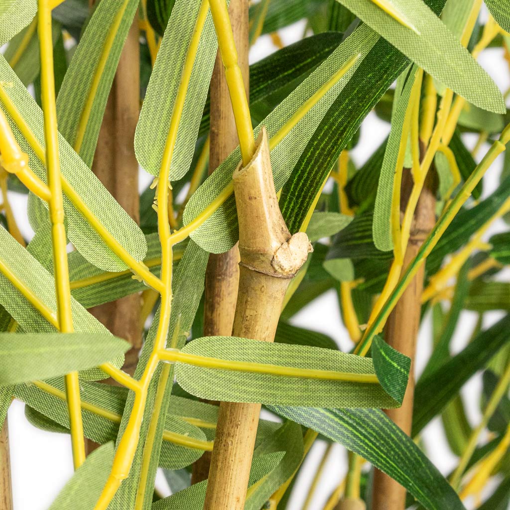Bamboo Japanese Artificial Close Up Of Leaves & Stems