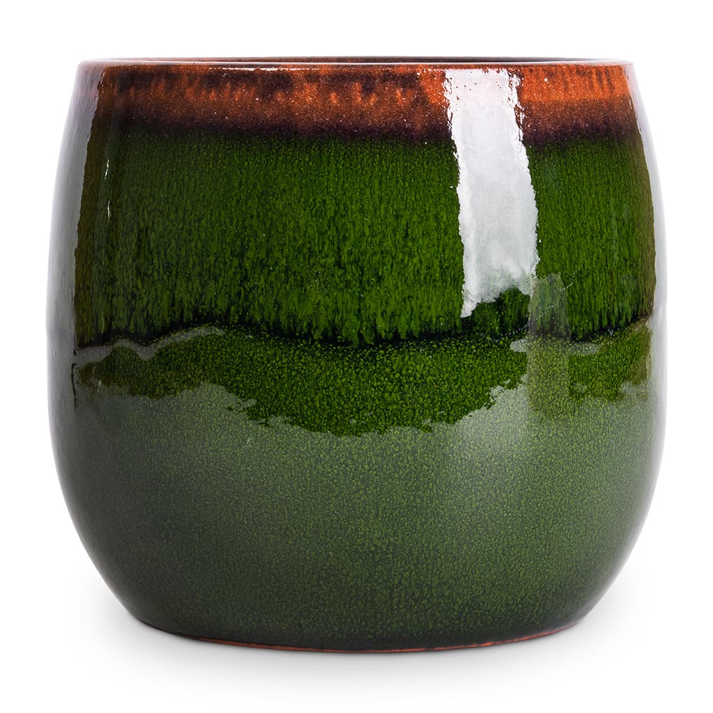 Charlotte Plant Pot - Green - 33 x 30cm