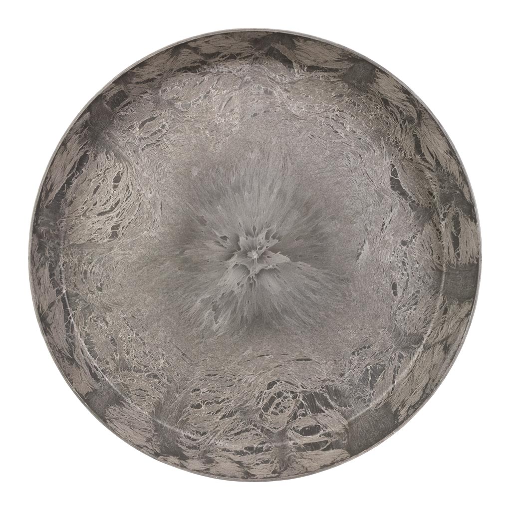 Claire Artstone Plant Pot Saucer - Grey Top Down