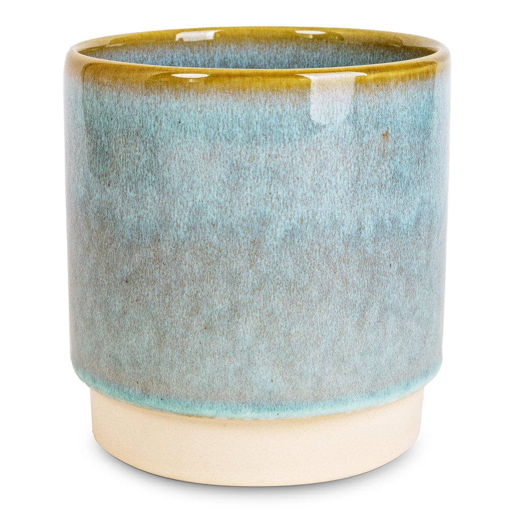Copenhagen Plant Pot - Aqua - 13.5 x 14cm