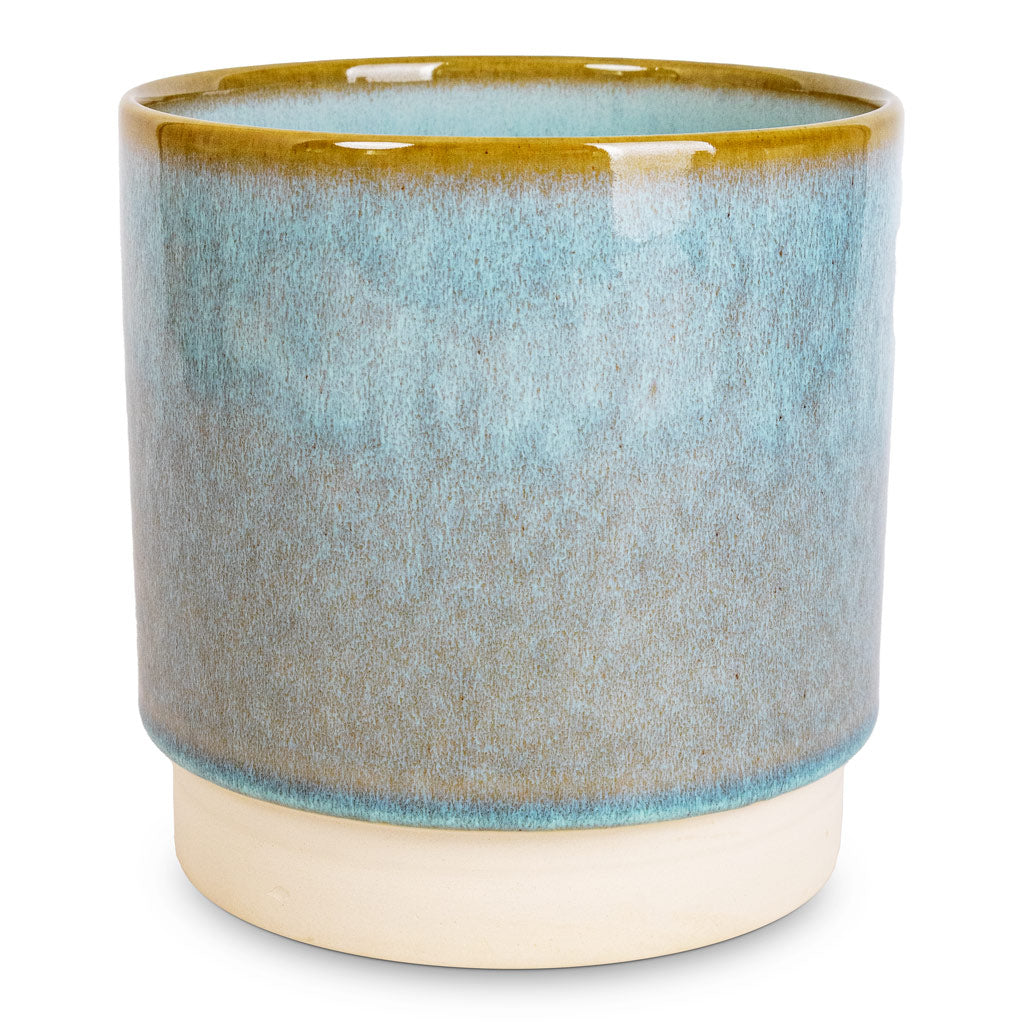 Copenhagen Plant Pot - Aqua - 15.5 x 16cm