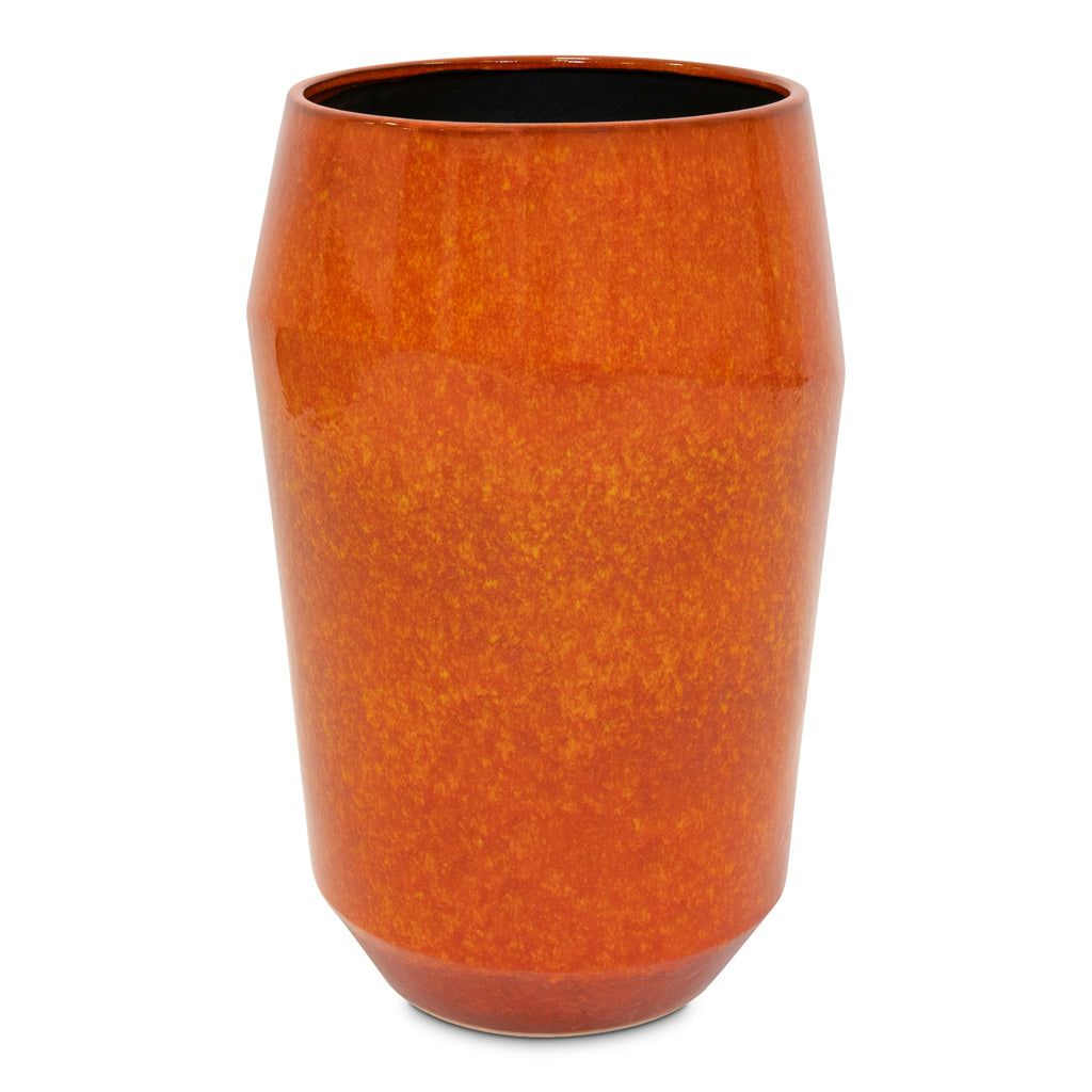 Eddy Vase Orange Plant Pot