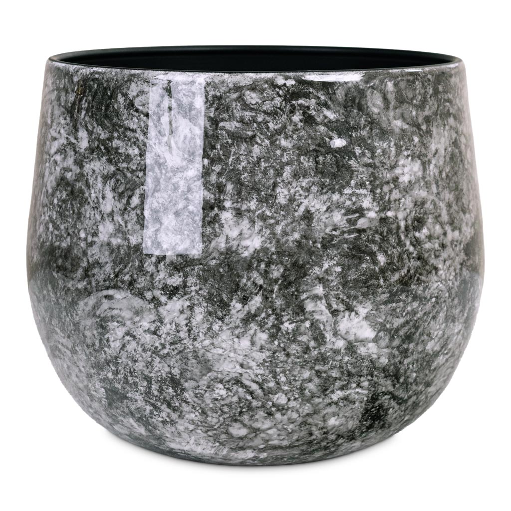 Emmie Metal Pot Mystic Grey 23x20cm