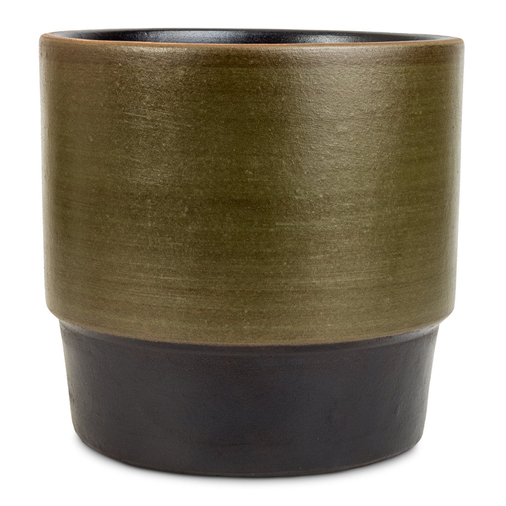Erik Plant Pot - Olive - 26 x 23cm