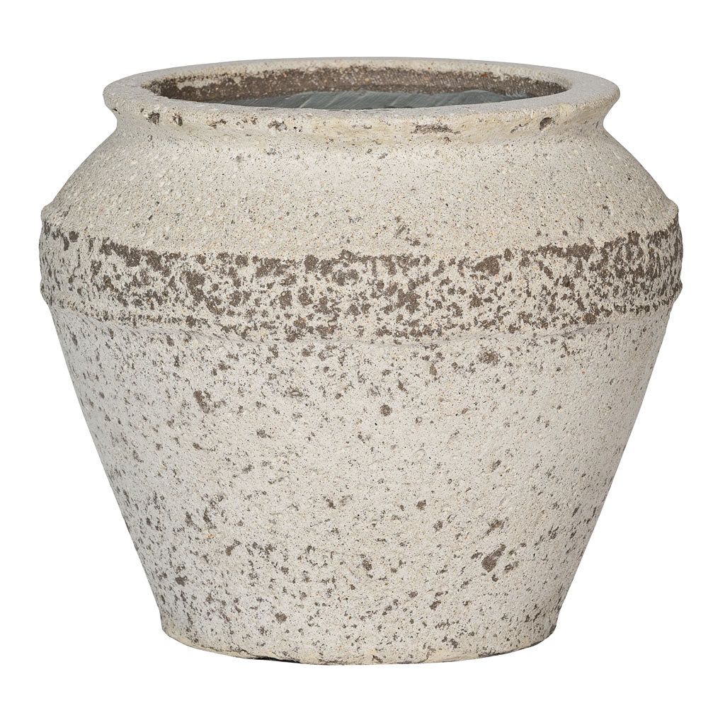 Eros Mediterranean Planter - Chalk White