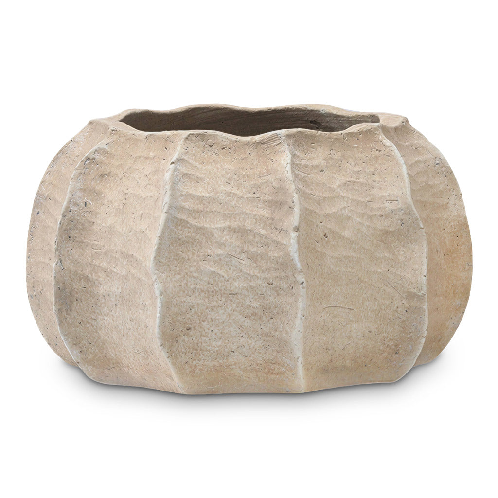 Gobi Low Calima Planter Ashy Taupe 43x25cm
