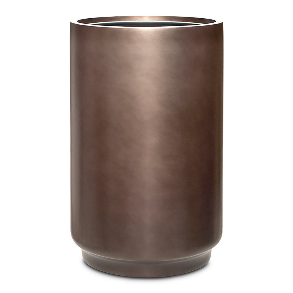 Gradient Cylinder Planter Matt Coffee 40x60cm