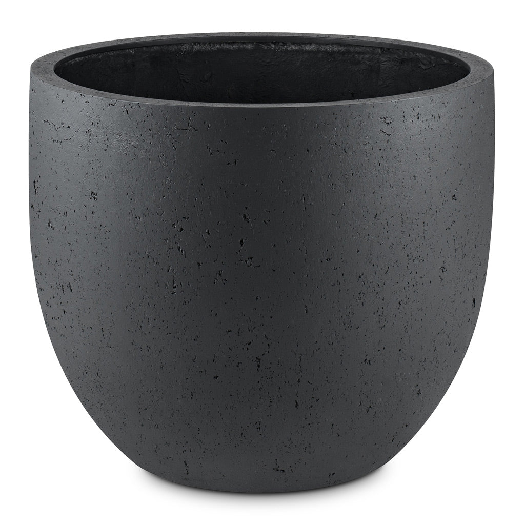Grigio New Egg Pot Planter - Anthracite Concrete - Large