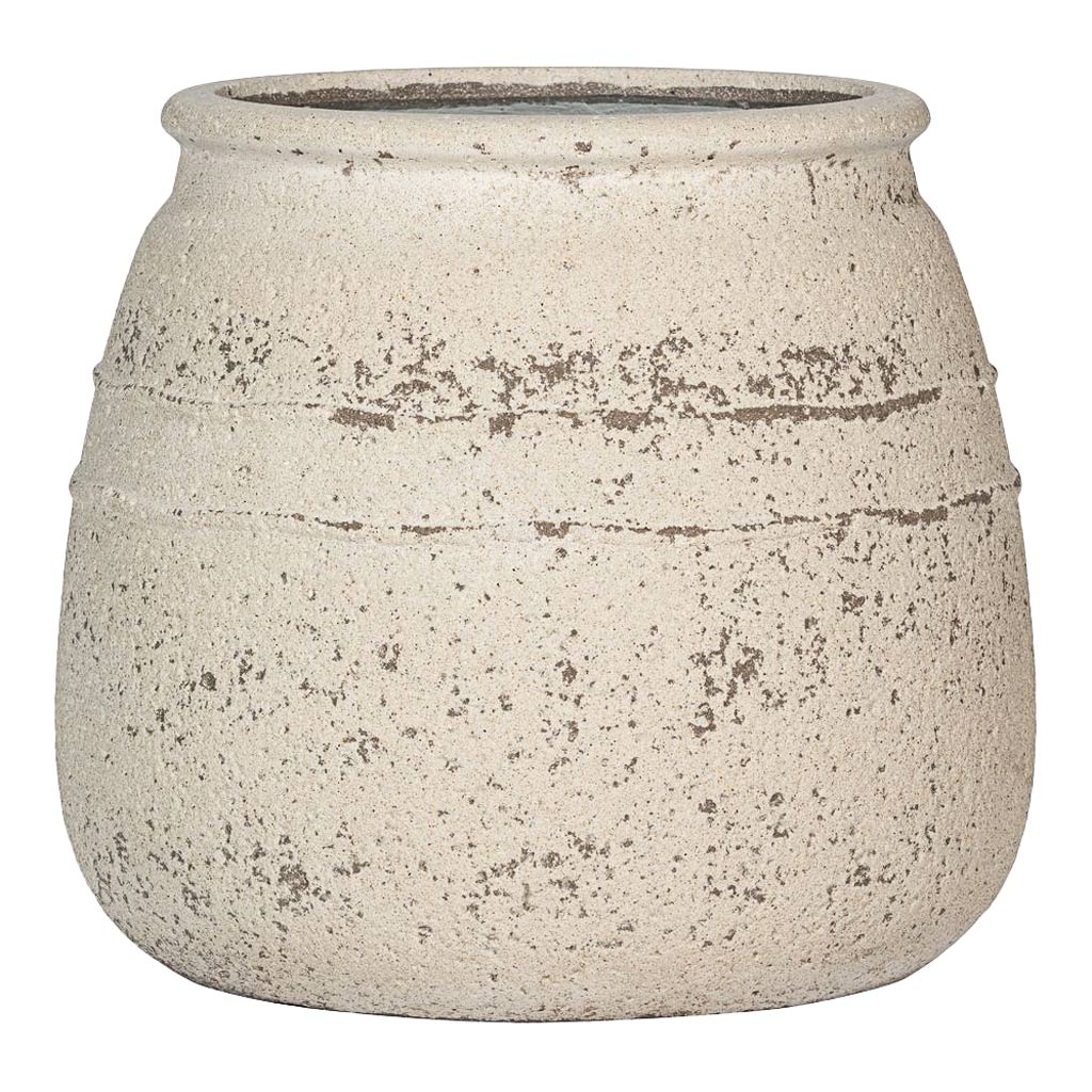 Hestia Mediterranean Planter - Chalk White - Large