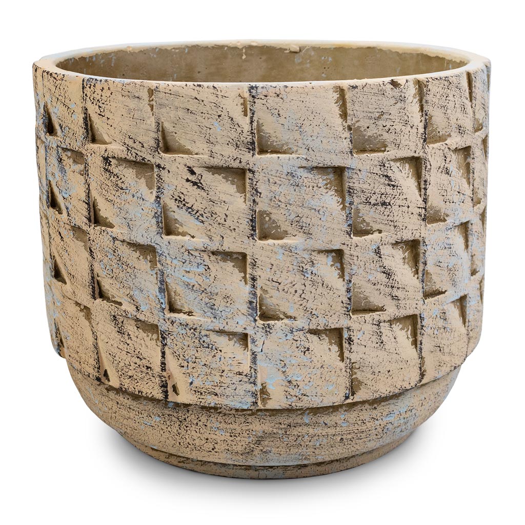 Jim Plant Pot - Shell - 17 x 14cm