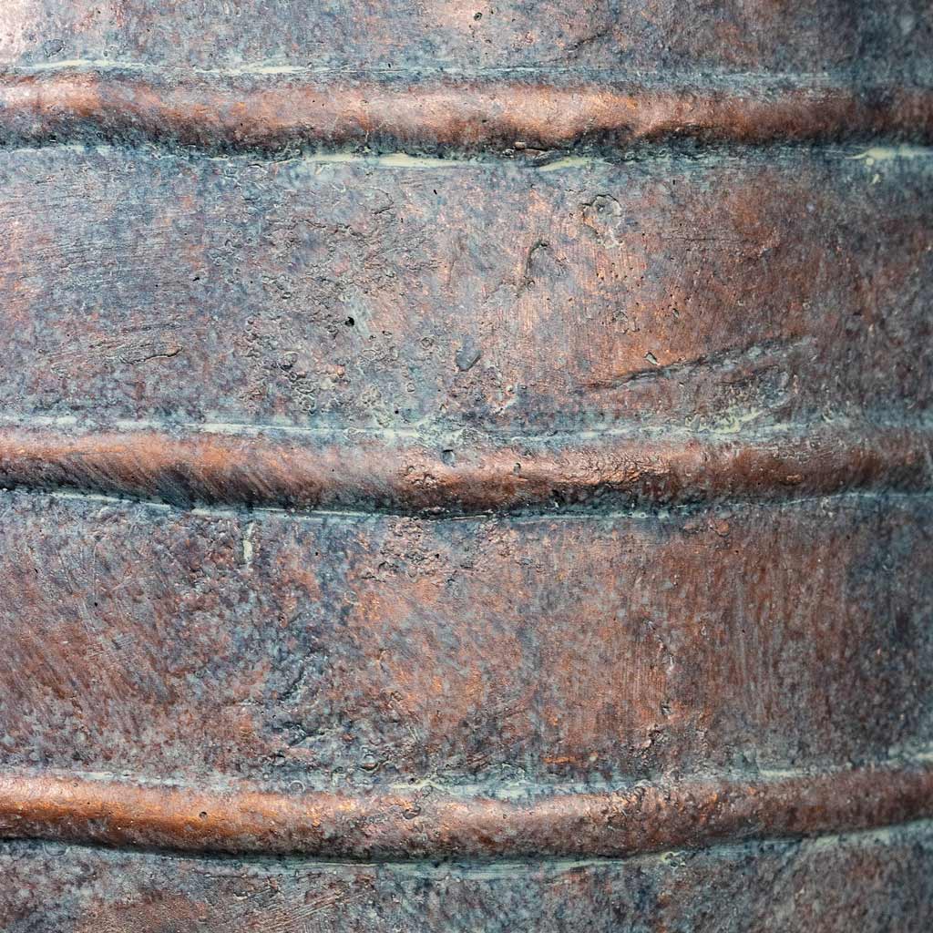 Kris Plant Vase Copper Grey close up