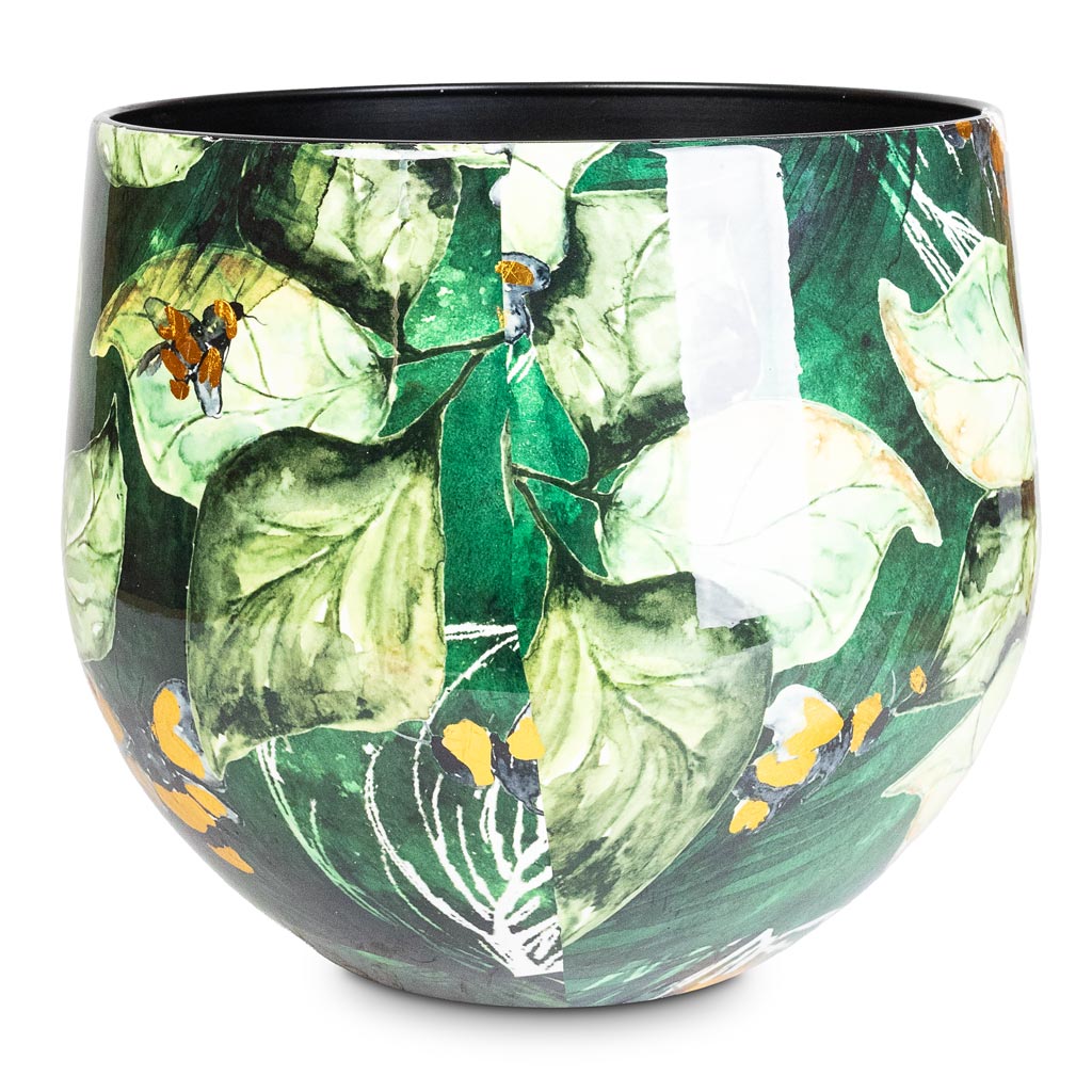 Lammie Pot Bee Green - 28x25cm