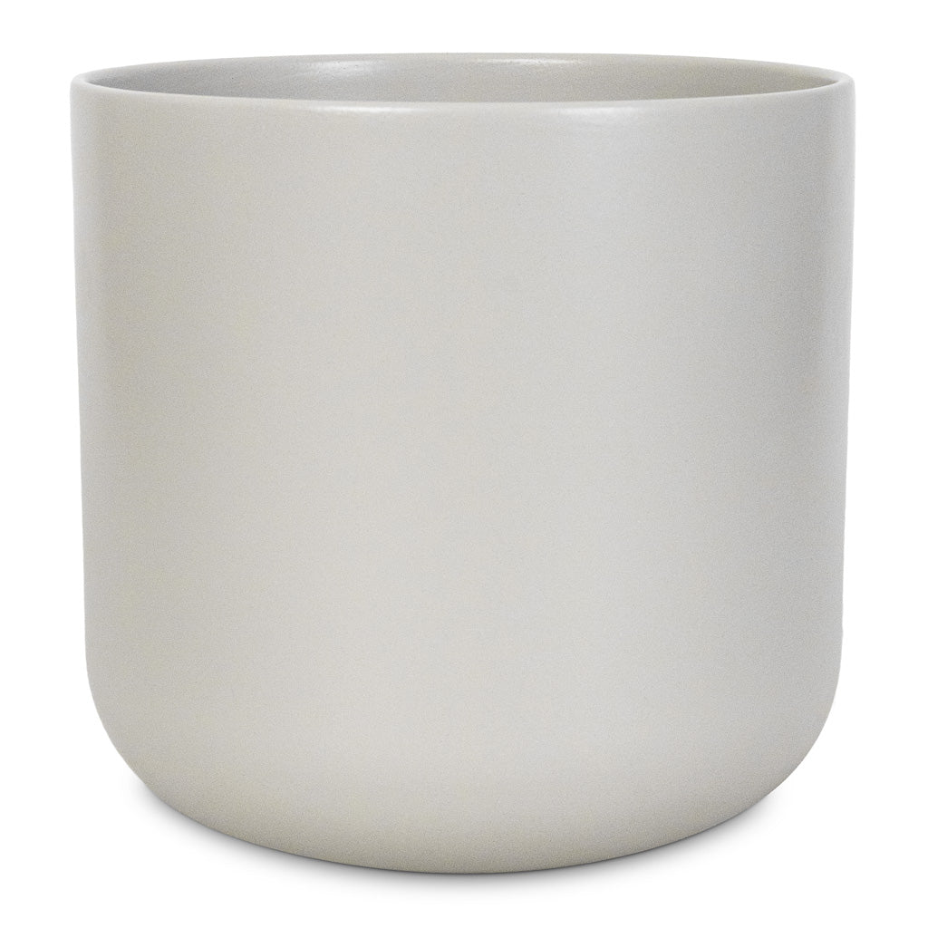Lisbon Plant Pot - Light Grey Medium