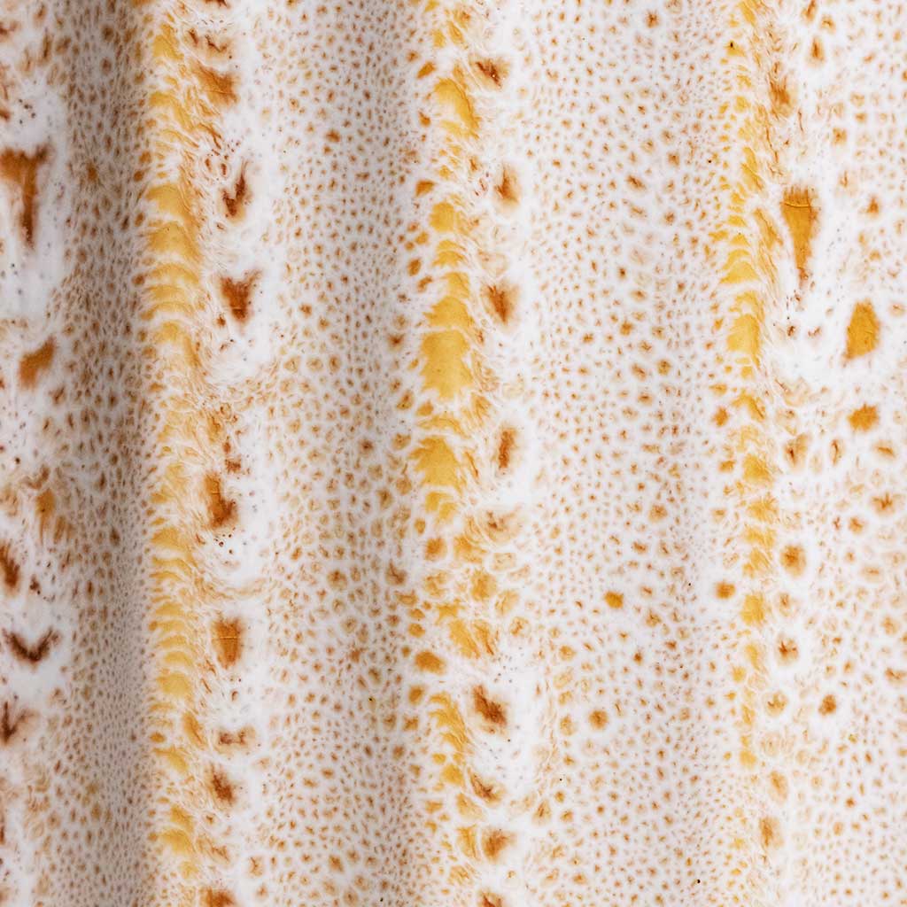 Lugano Scalloped Plant Pot - Mustard