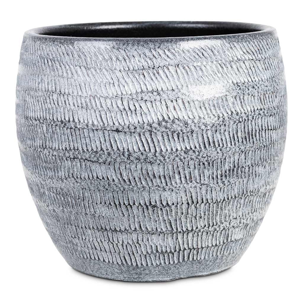 Manuel Pot Shiny Grey 20x17cm