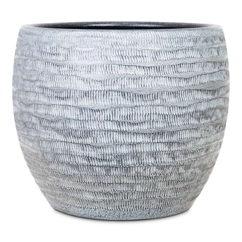 Manuel Pot Shiny Grey 30x26cm