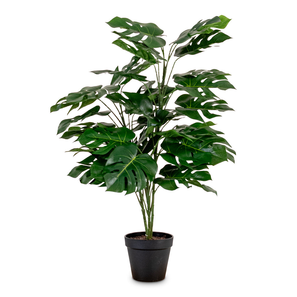 Monstera Bushy Swiss Cheese Plant Potted Artificial 65cm