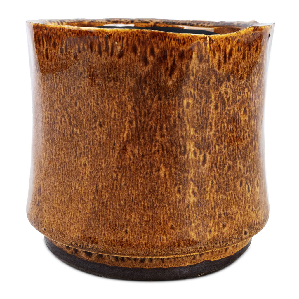 Nolan Plant Pot - Caramel - Small