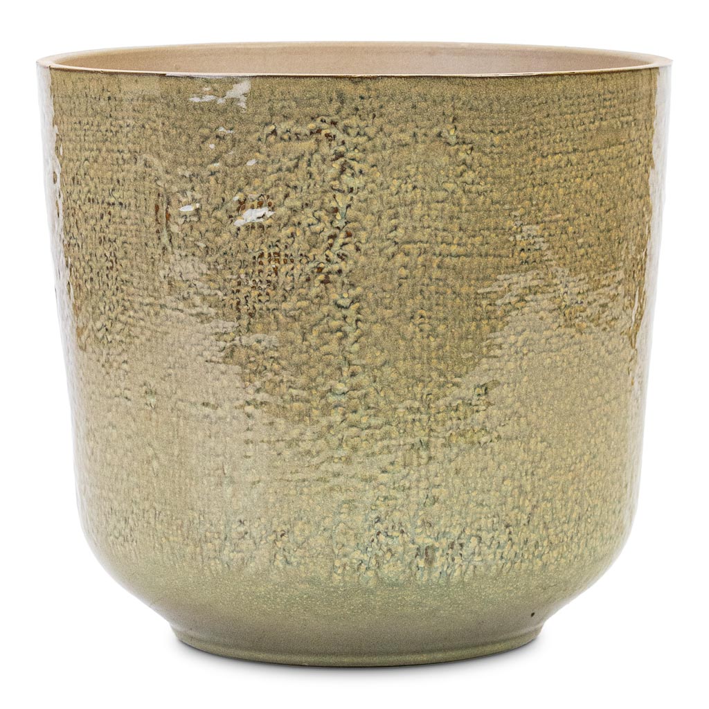 Nouri Pot Moss Green 25x24cm