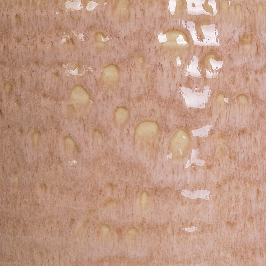 Ocean Glaze Plant Pot - Morganite - Detail