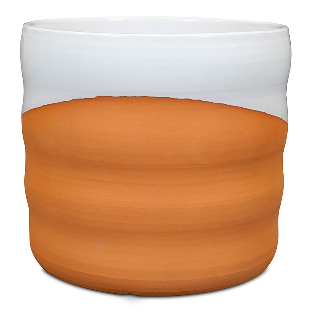 Odin Pot White Terracotta - 18x16cm