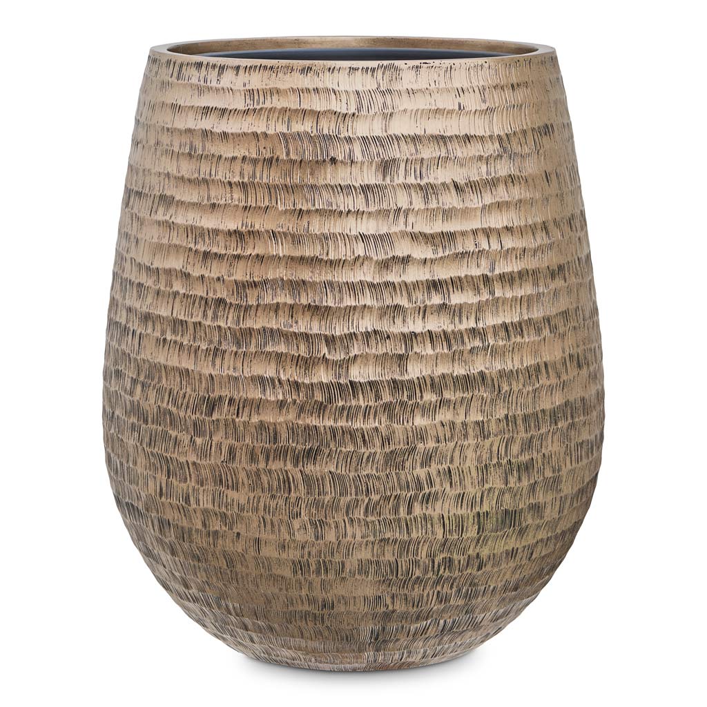 Opus Hammered Darcy Planter Gold 59x69cm