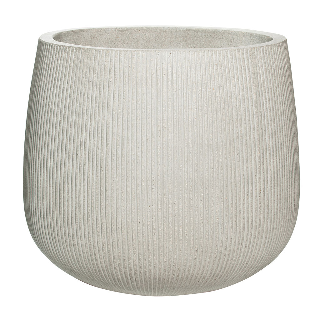 Pax Planter - Ridged Cement XL