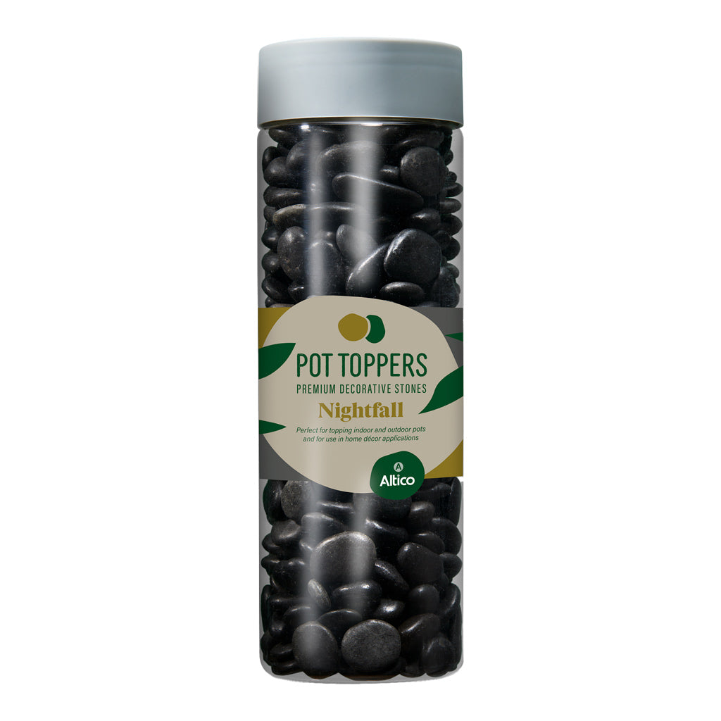 Pebble Pot Topper Jar Nightfall Premium Decorative Stones