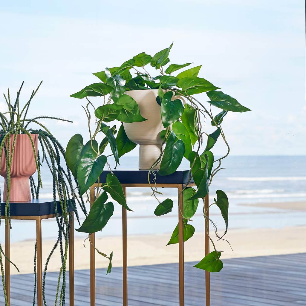 Philodendron Scandens Hanging Artificial Lifestyle