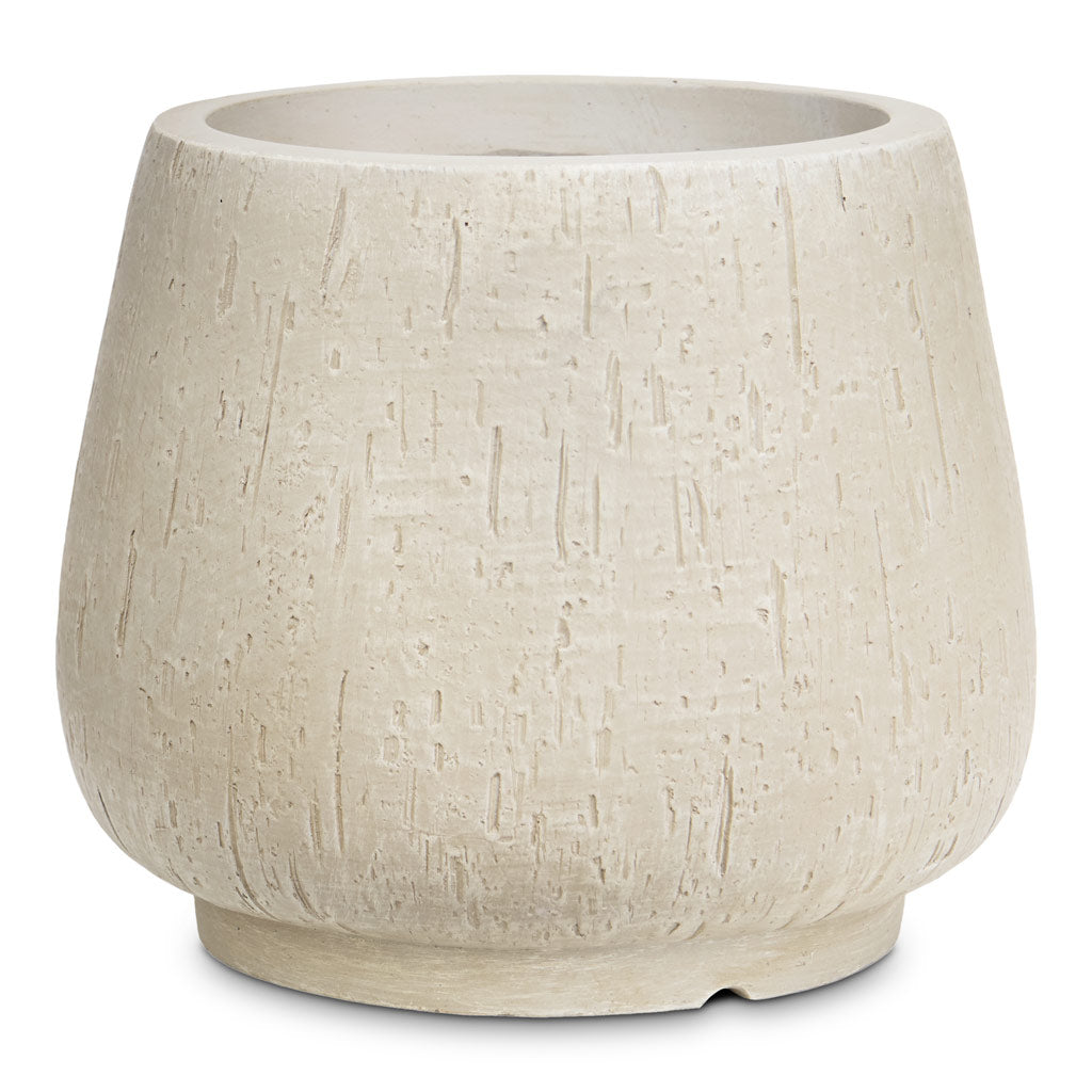 Raindrop Rounded Darcy Planter Stone 24x20cm