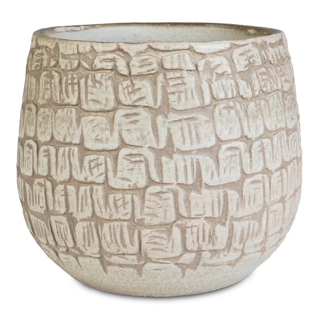 Renzo Pot Sand 15x13cm