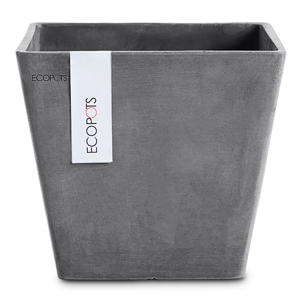 Rotterdam Cube Planter Grey 20x20x18cm