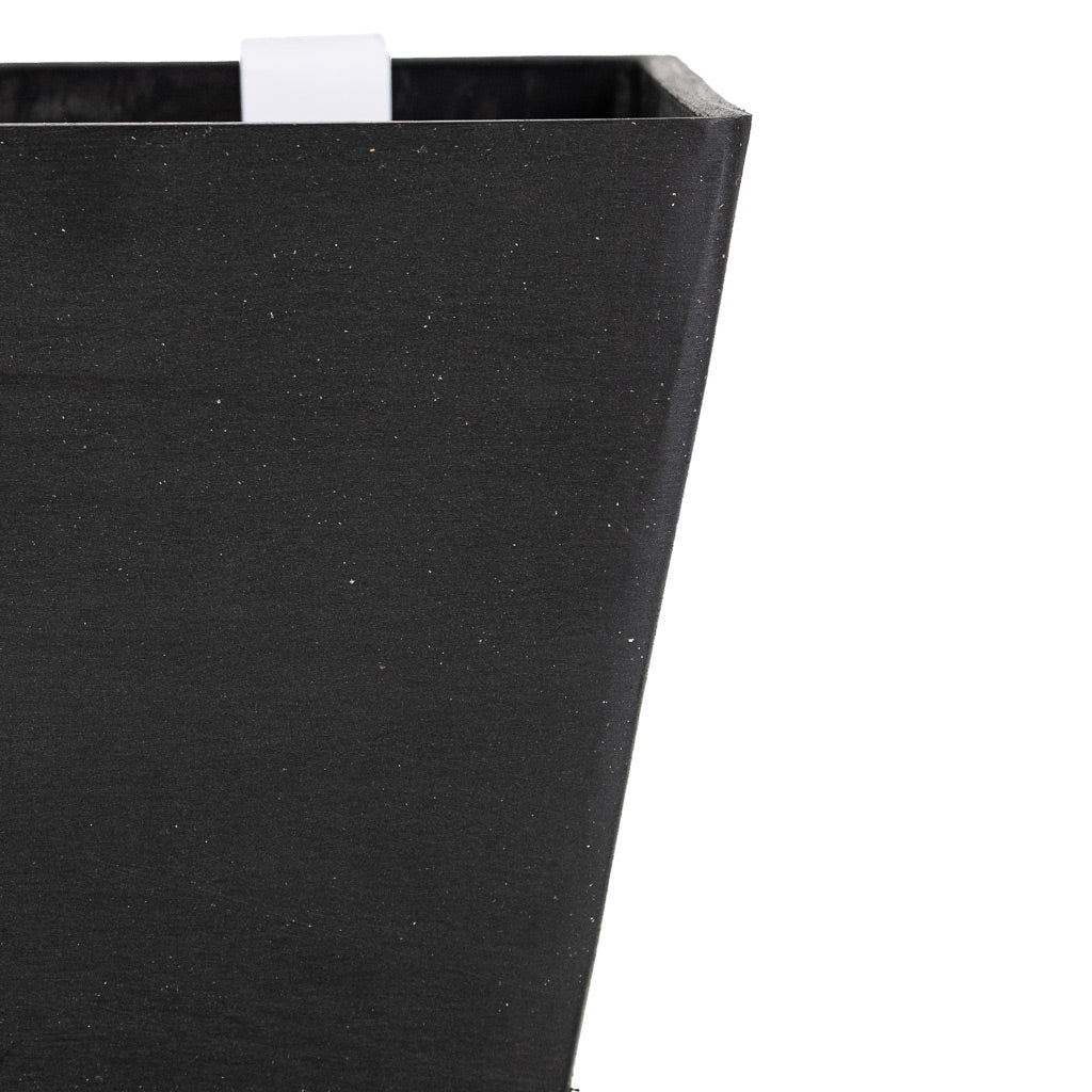 Rotterdam Cube Planter Slate Close Up