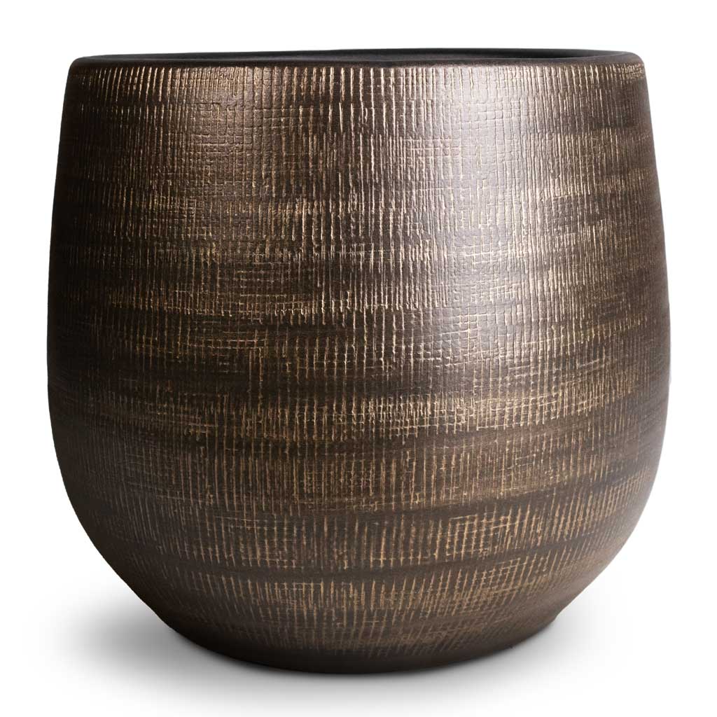 Ryan Plant Pot - Shiny Gold Large