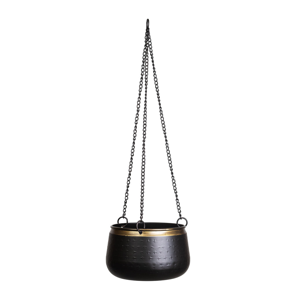 Sahara Hanging Pot Slate - 19x12cm