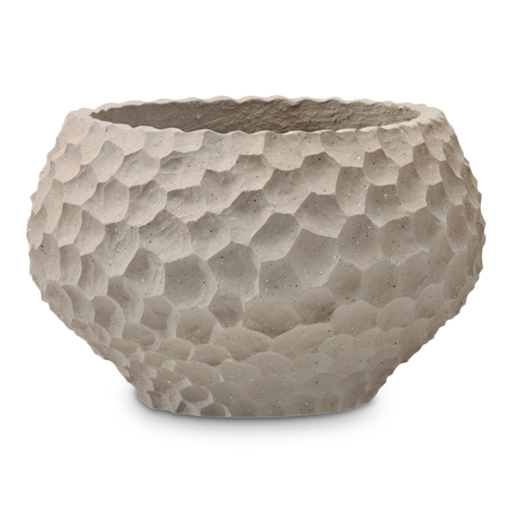 Thur Low Calima Planter Baked Sand 43x27cm