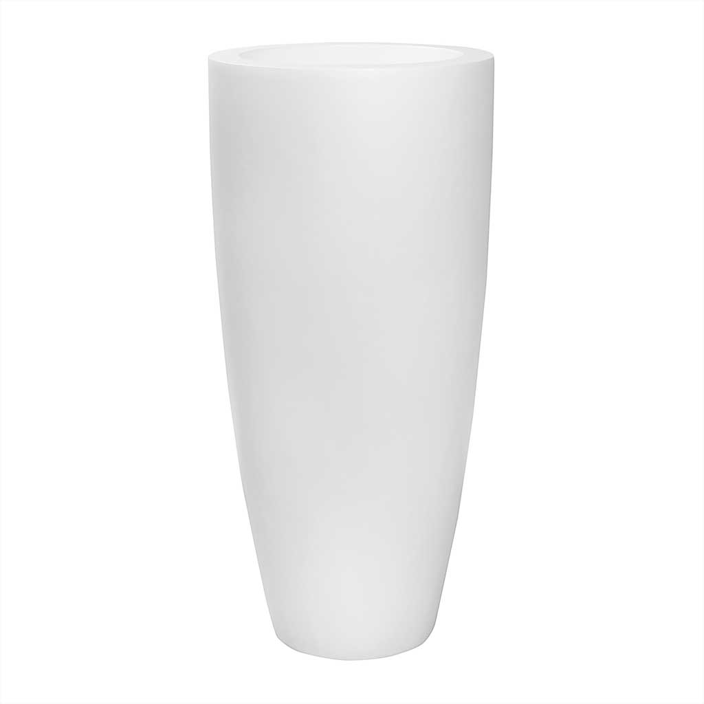 Dax Essentials Tall Planter - Matt White XLarge