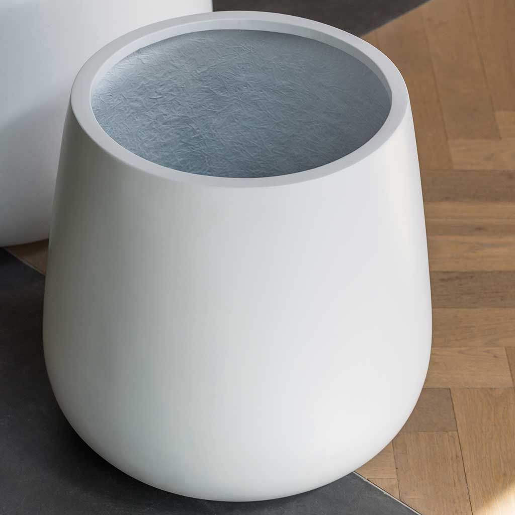 Pax Planters Essential Matte White Medium Office