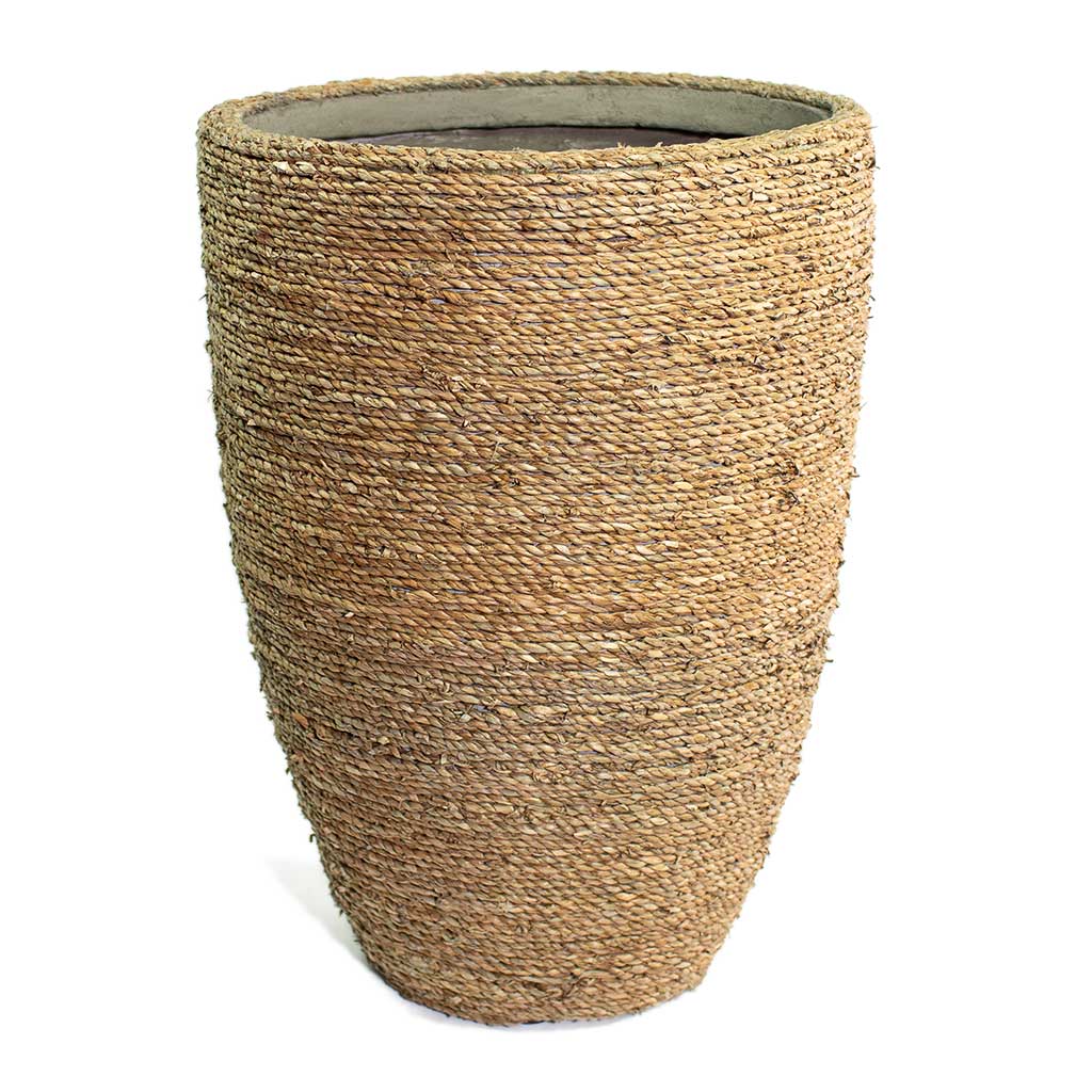 Ben Plant Pot Straw Grass Large