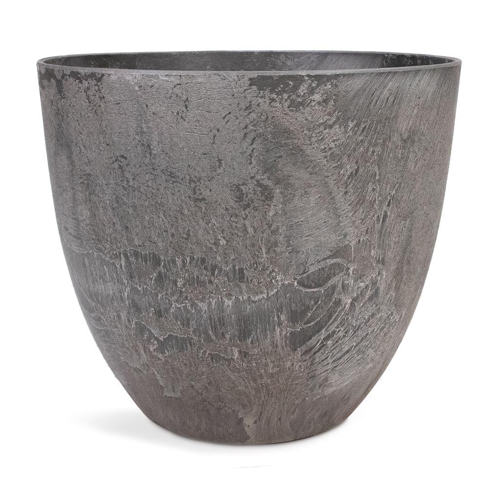 Bola Artstone Plant Pot - Grey -