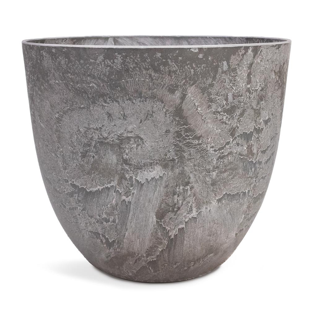 Bola Artstone Plant Pot - Grey -