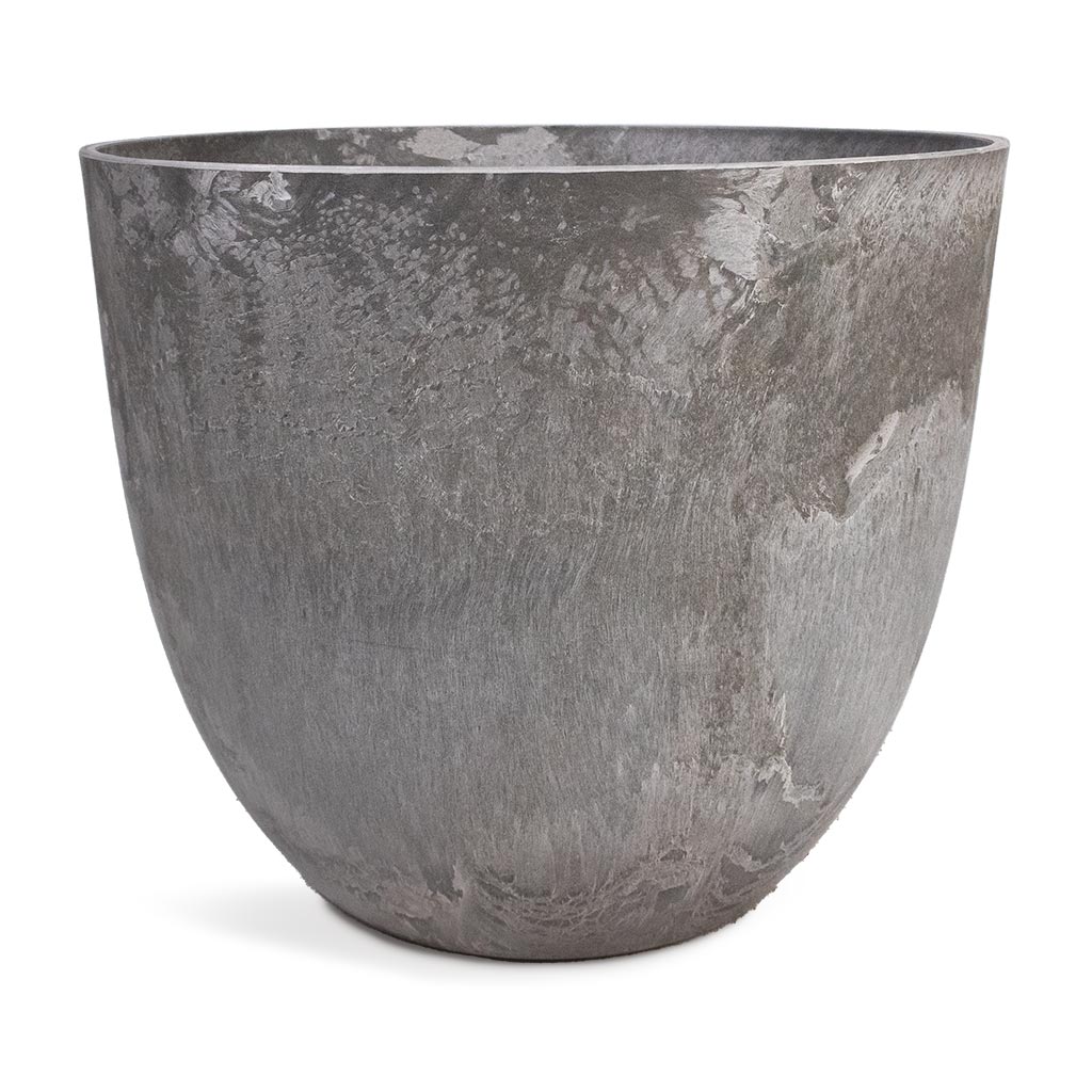 Bola Artstone Plant Pot - Grey -