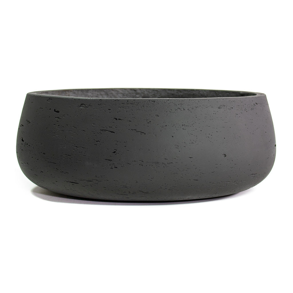 Eileen Plant Bowl Black Washed 35cm