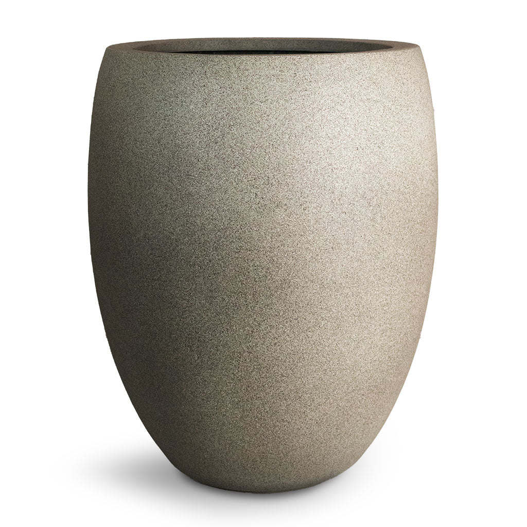 Grigio Tall Balloon Planter - Natural Concrete