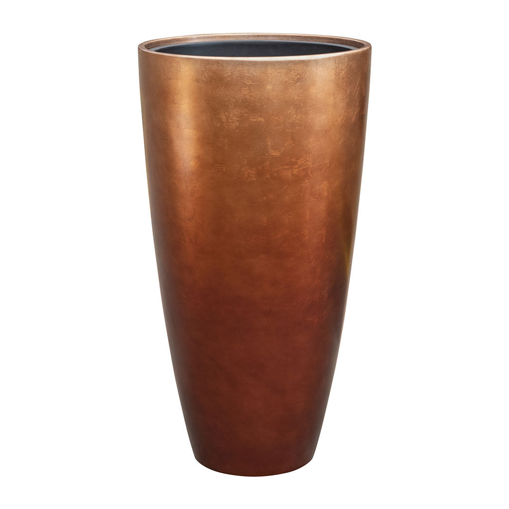 Metallic Partner Planter - Matt Copper 45 x 90cm