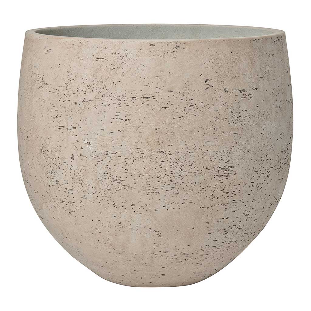 Mini Orb Kevan Plant Pot - Grey Washed - Large