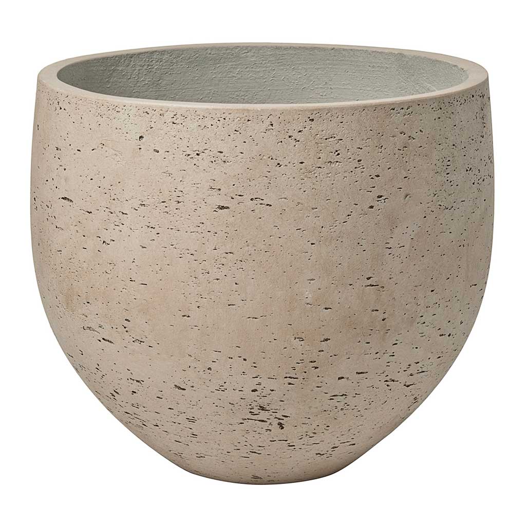 Mini Orb Kevan Plant Pot - Grey Washed - Medium